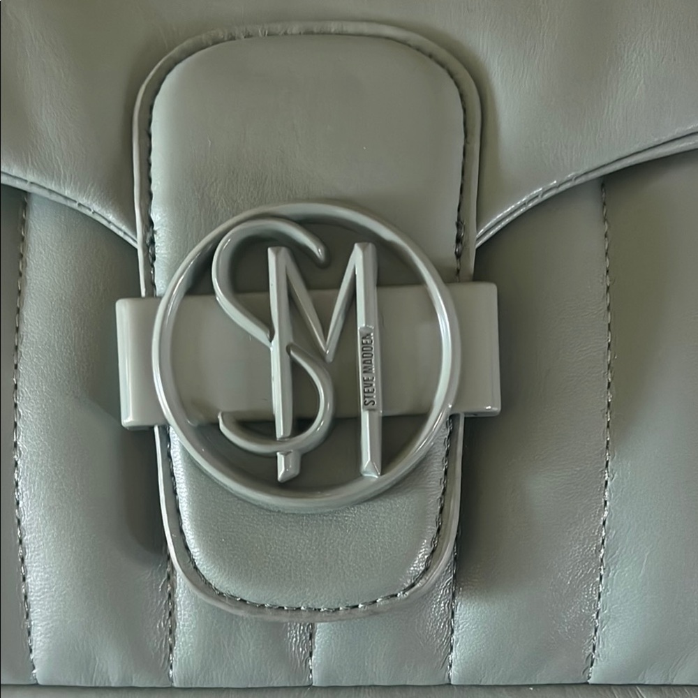 Steve Madden Green Quilted Shoulder Bag - Picture 4 of 11